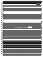 Skorowidz A4 Spirala Interdruk